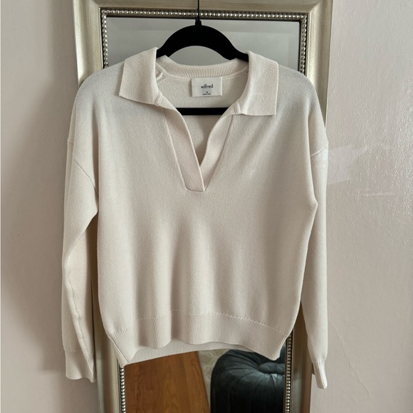 Aritzia Wilfred Polo Sweater - Picture 1 of 6